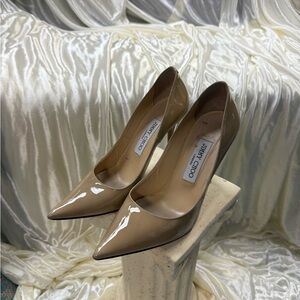 Jimmy Choo Tan Stiletto Heels